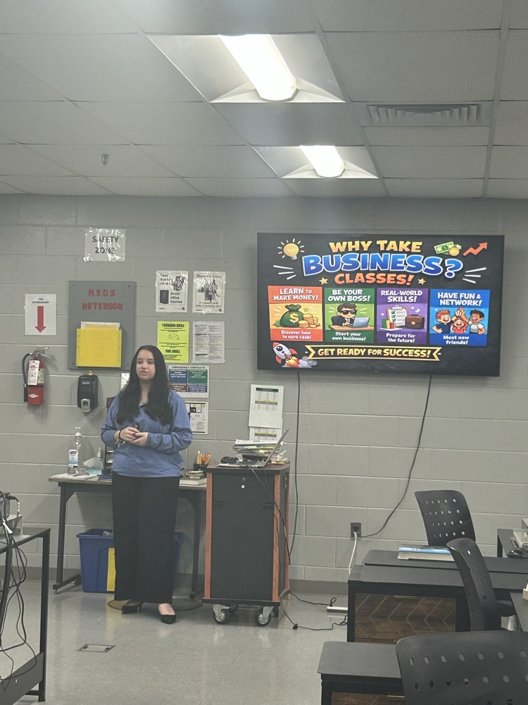 Allie presented Business