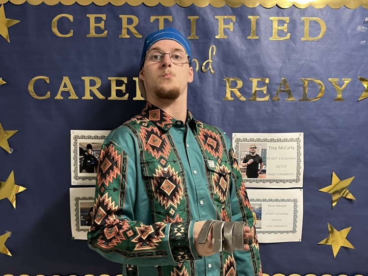 Priden earned his KY DOT 3-G Unlimited!!!