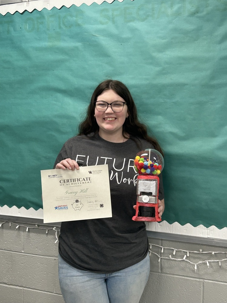 Gracey won 1st Place!