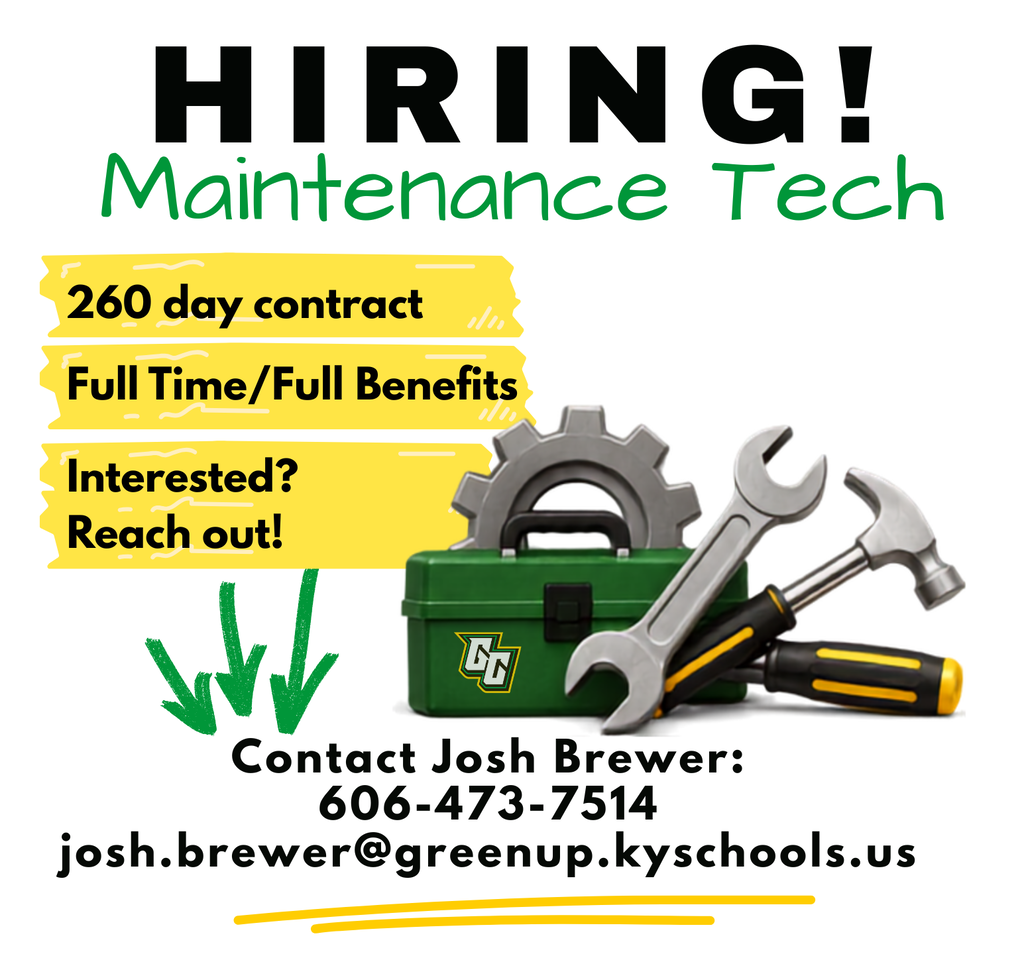 Hiring!  Maintenance Tech
