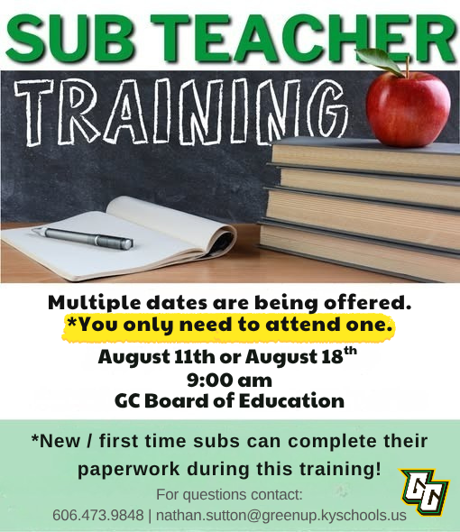 Sub Teacher Training