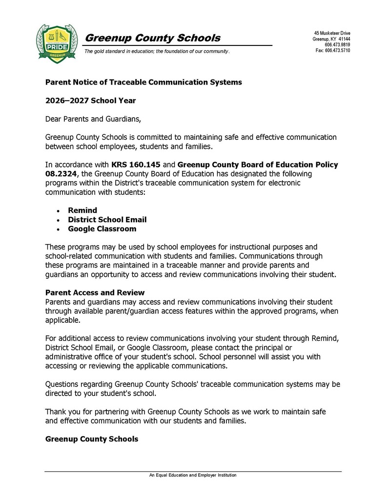 Traceable Communication