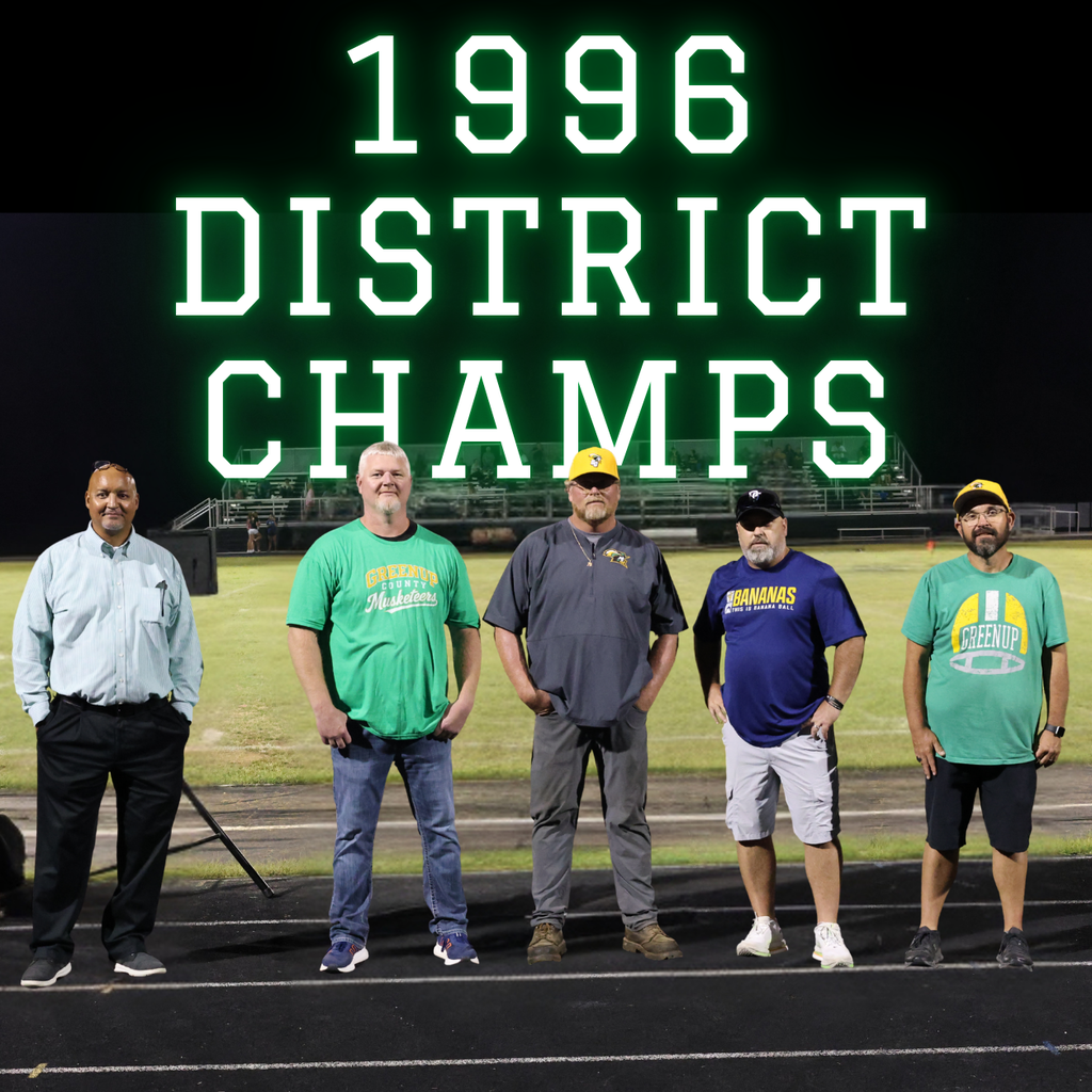 GC Football - 1996 District Champs
