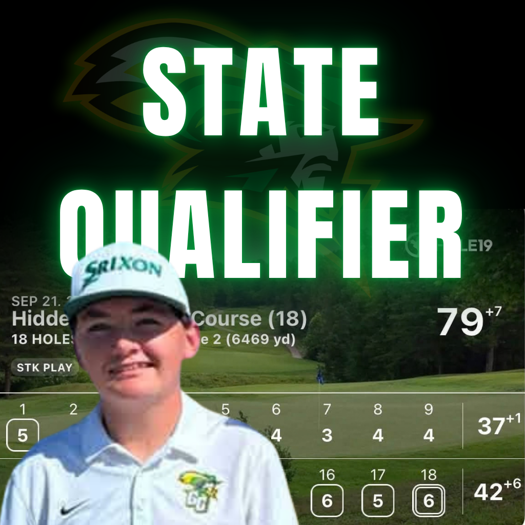 Evan Johnson - State Qualifier in Golf