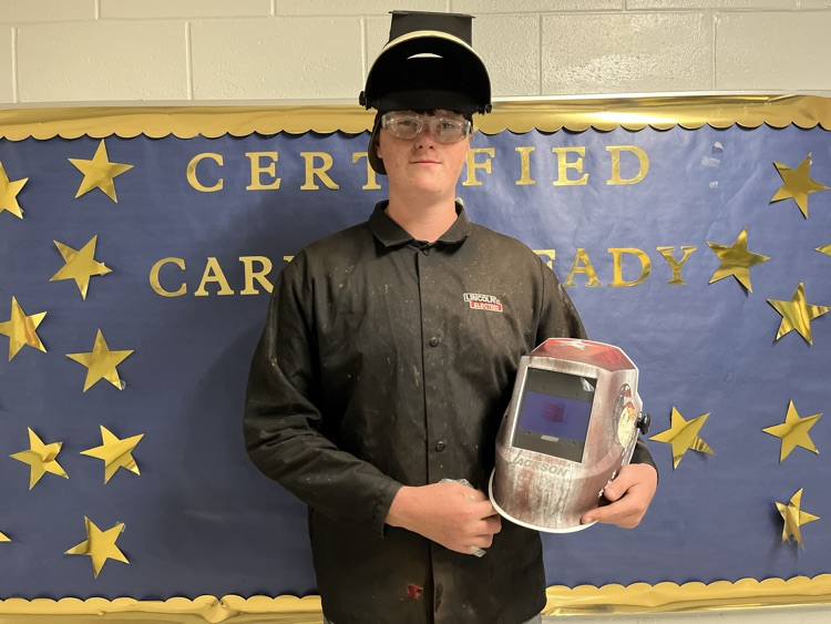 Earned his Welding Helmet