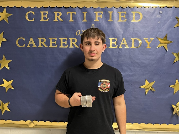 Earned his 2-G! 2 certs in one day!
