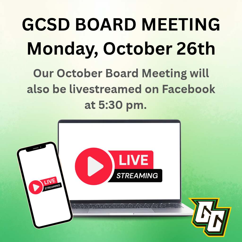 Board Meeting: Monday, Oct 26th at 5:30pm