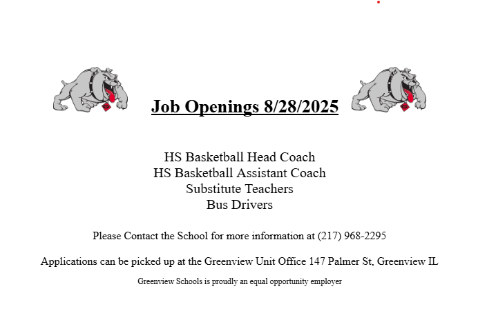 JOB OPENINGS
