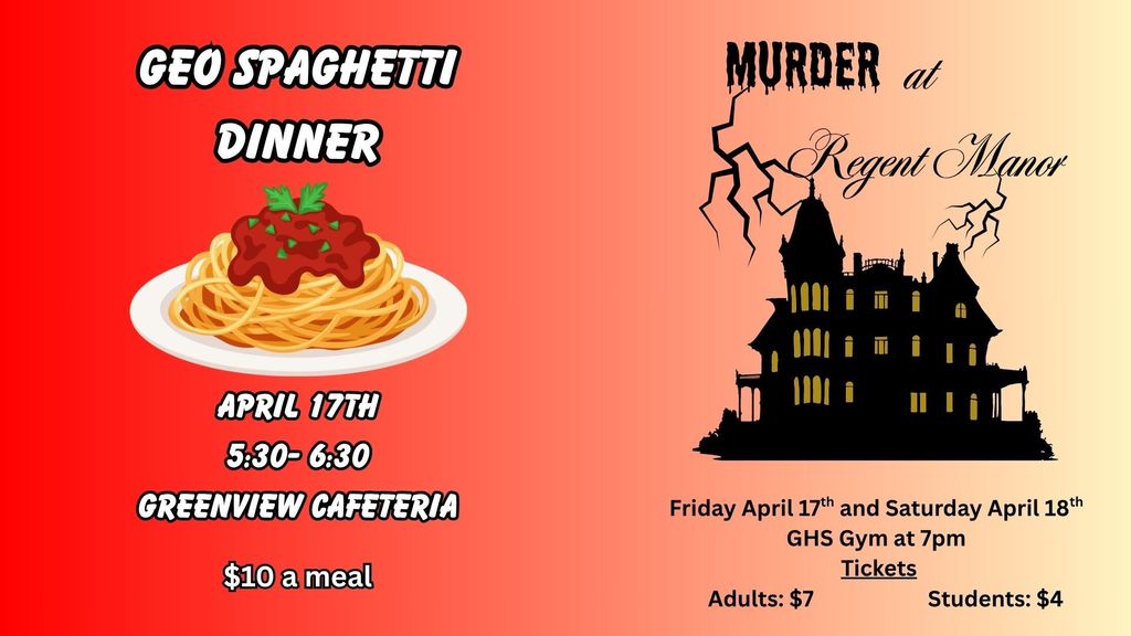 GEO Spaghetti Dinner