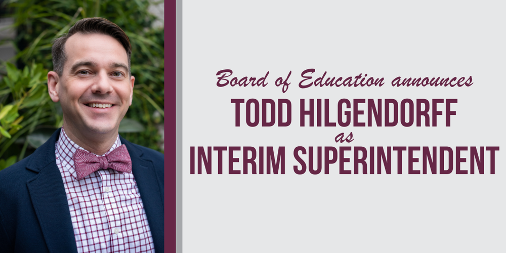 Todd Hilgendorff, Interim Superintendent