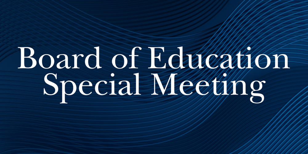 BOE Special Meeting