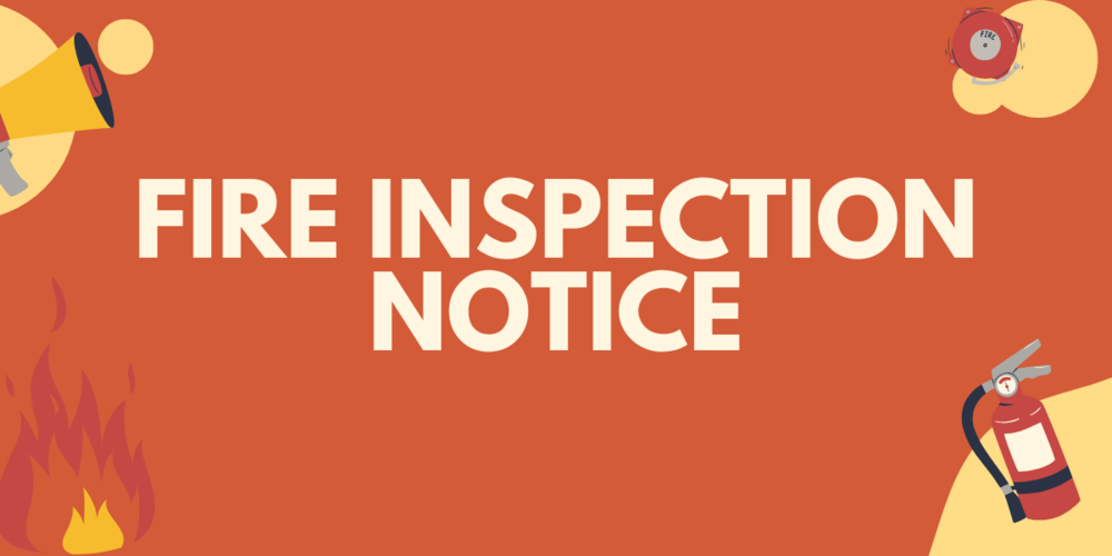 fire inspection notice