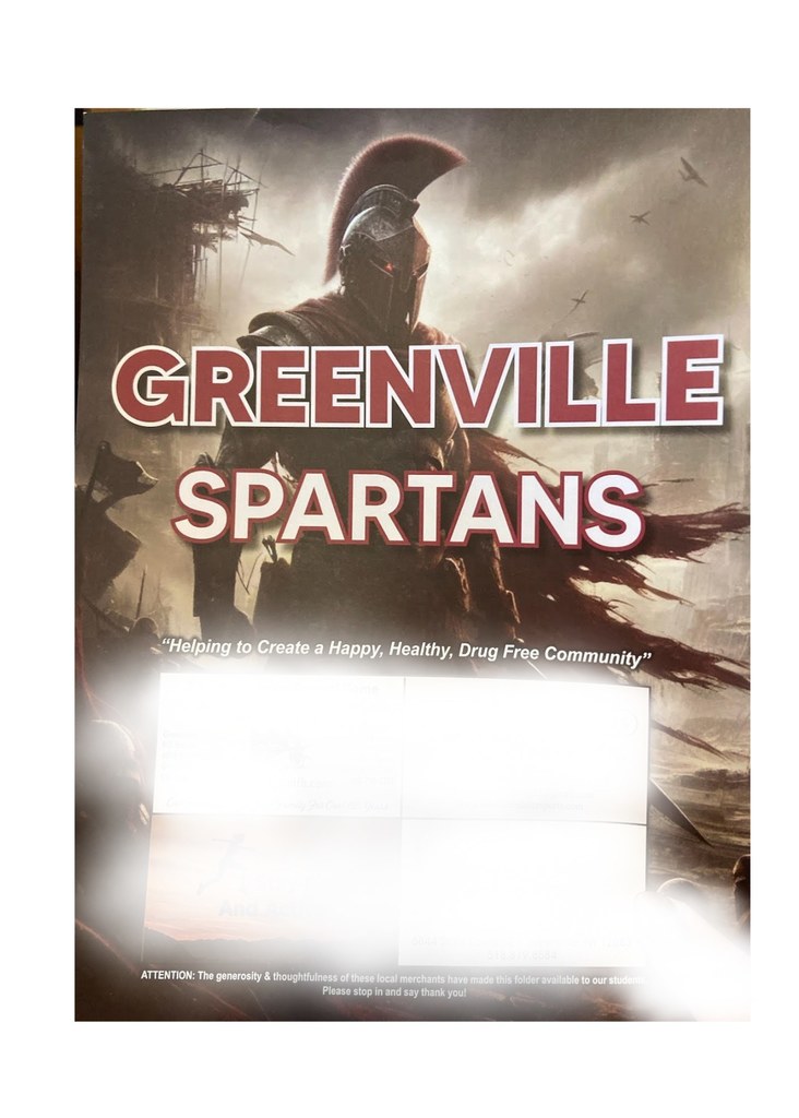 Greenville Spartans Folder