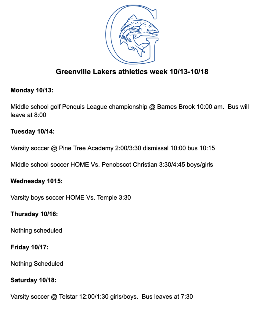 week ahead