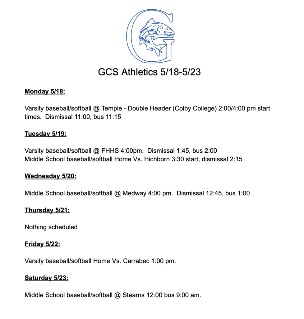schedule