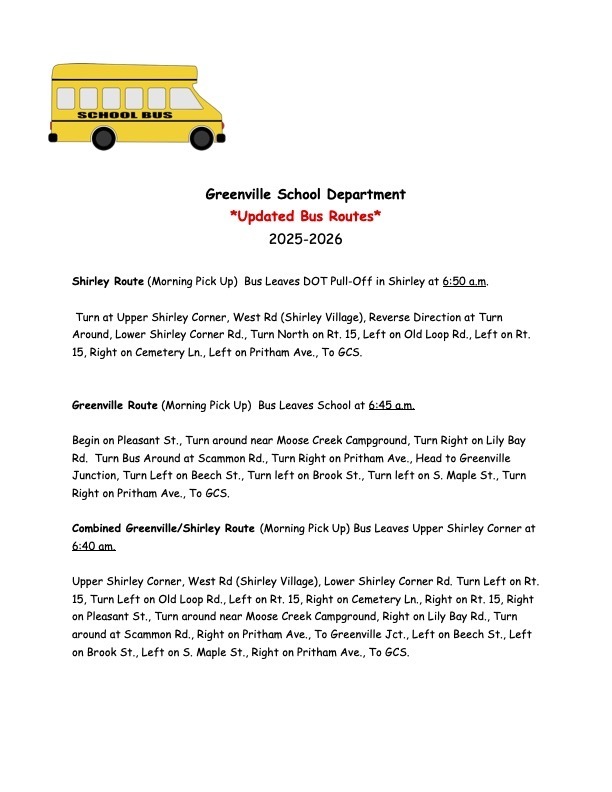 Bus routes