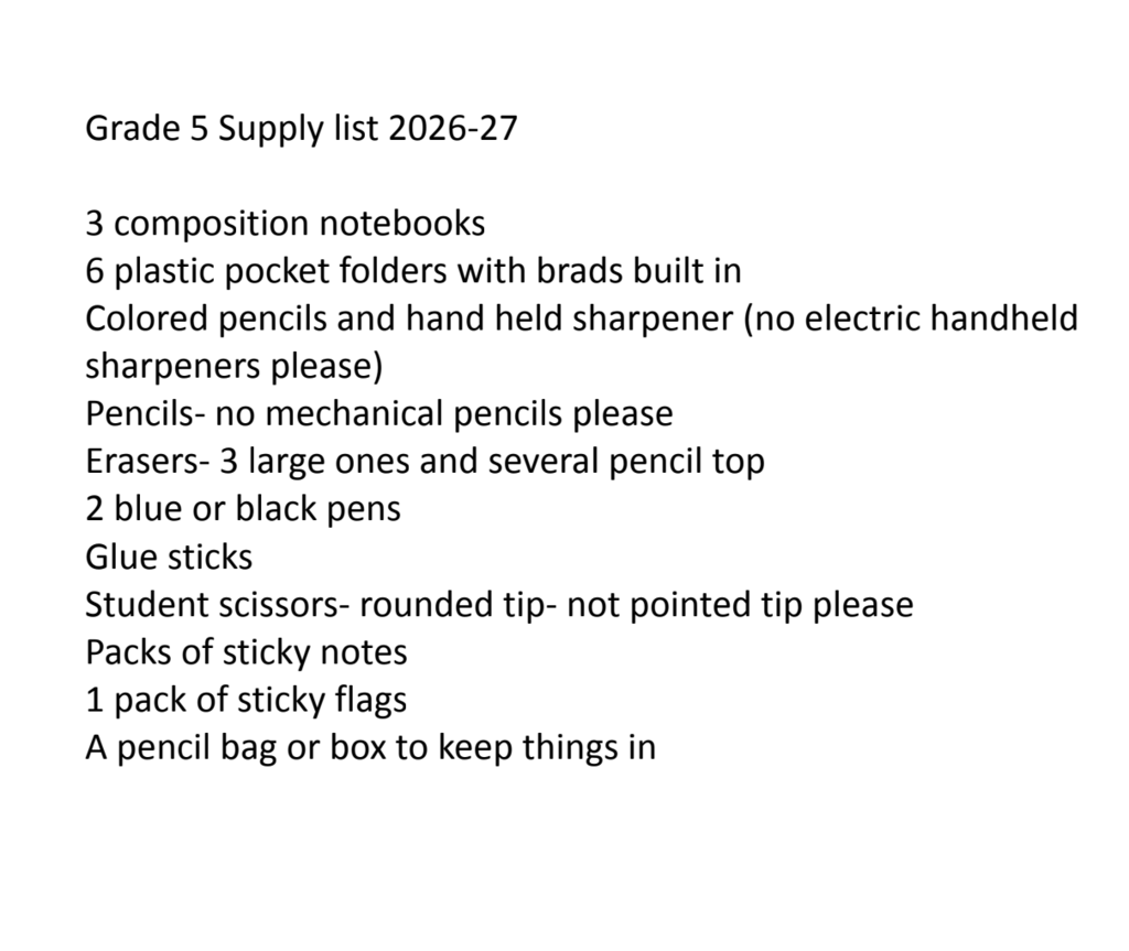 list
