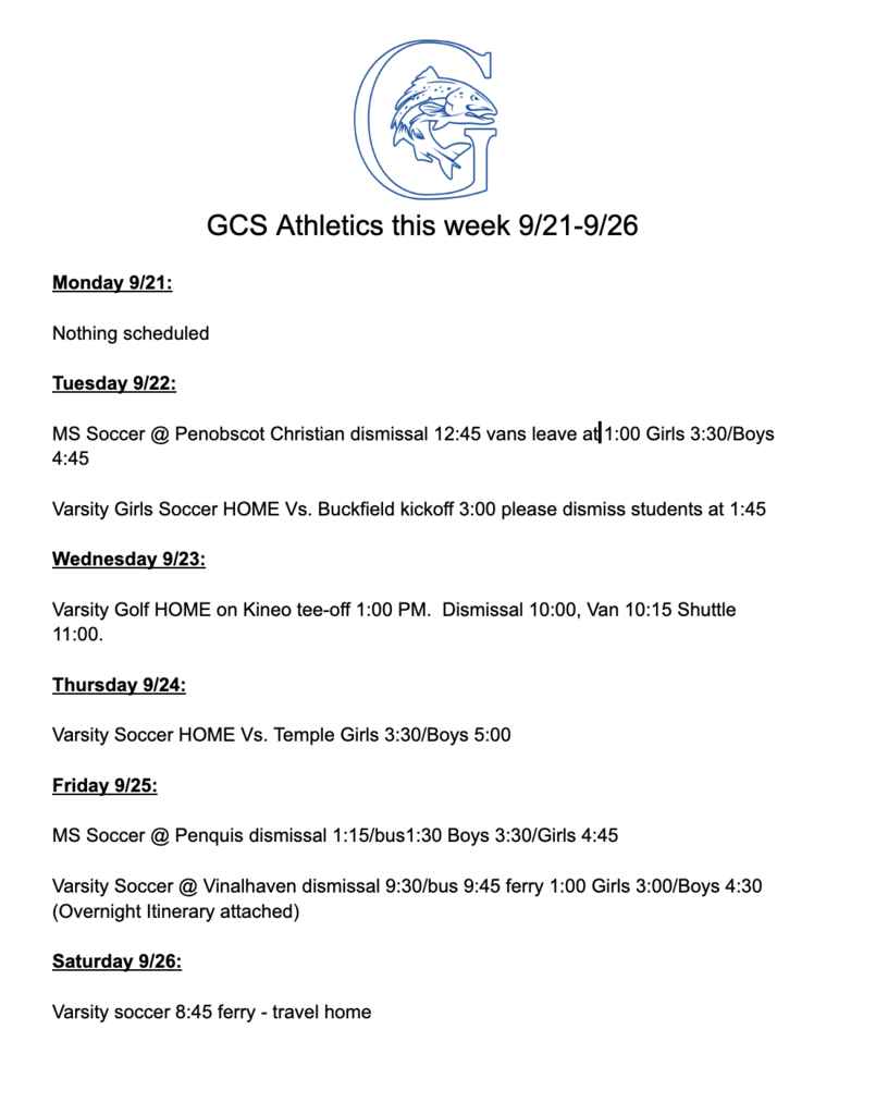 schedule 
