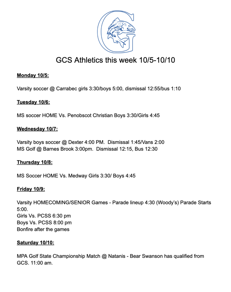 schedule