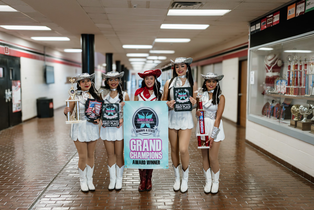 Flaming Flash Officers Holding Awards