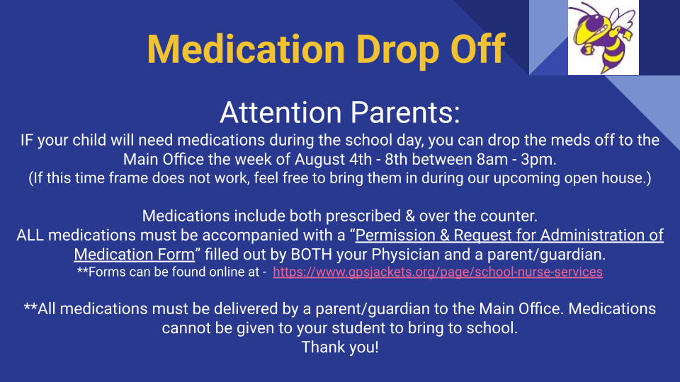 Medication drop-off