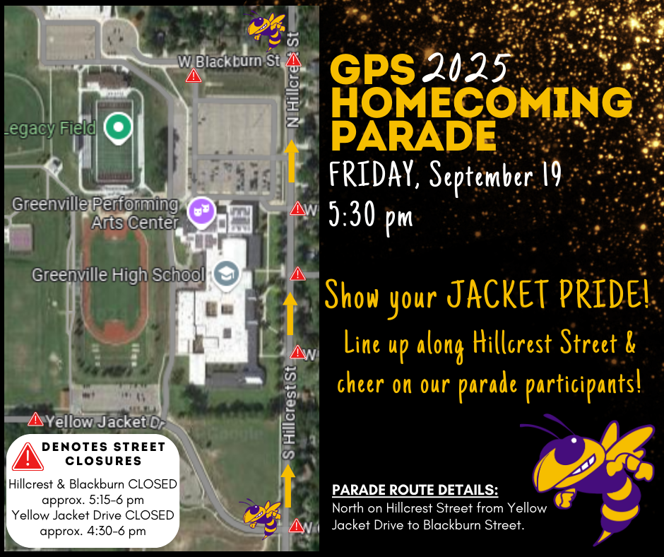 GPS Homecoming Parade - Friday, September 19