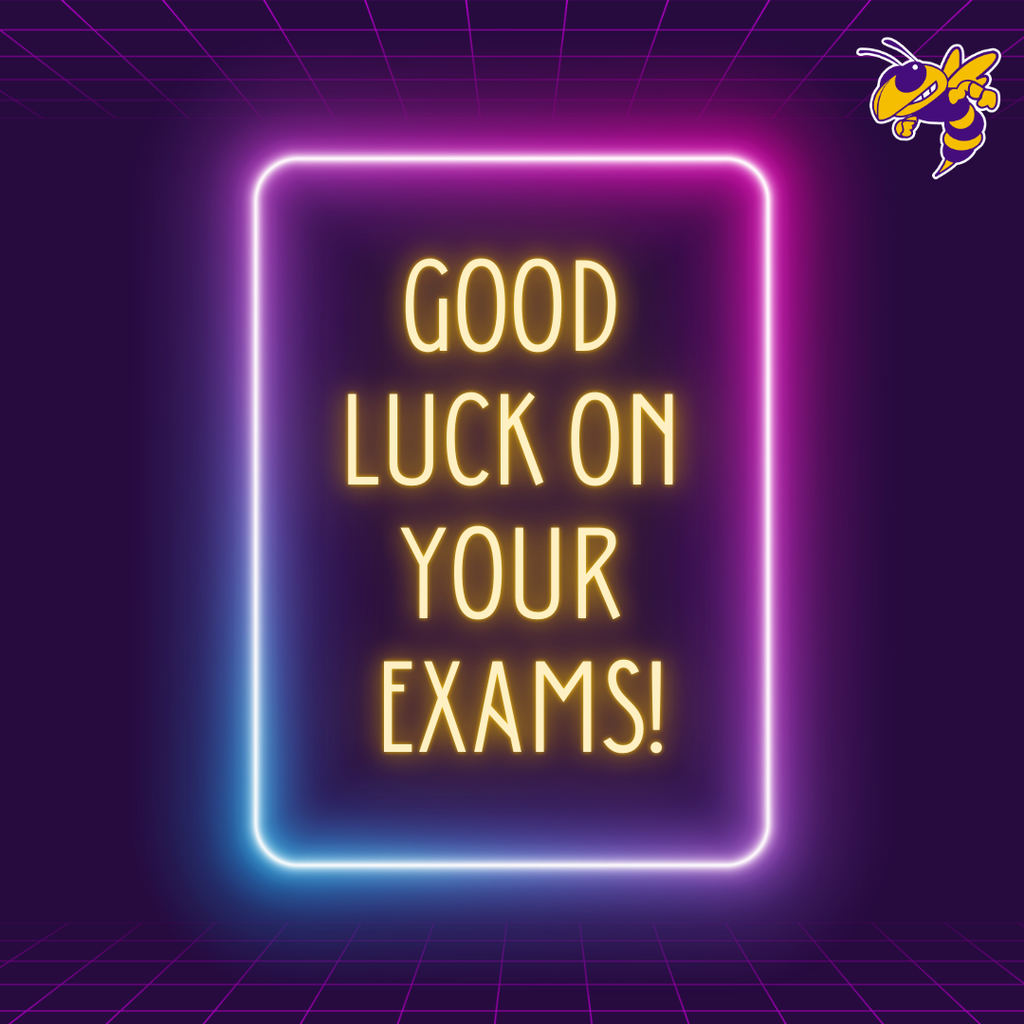 Good luck on your exams!