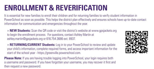 Enrollment & Reverification