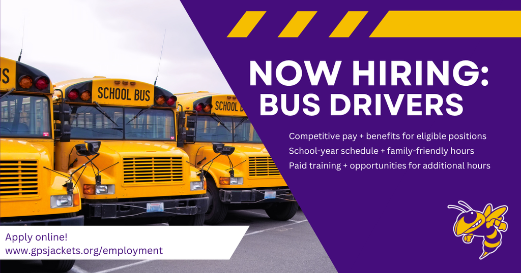 Now Hiring Bus Drivers