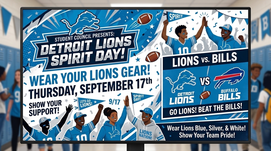 lions spirit day
