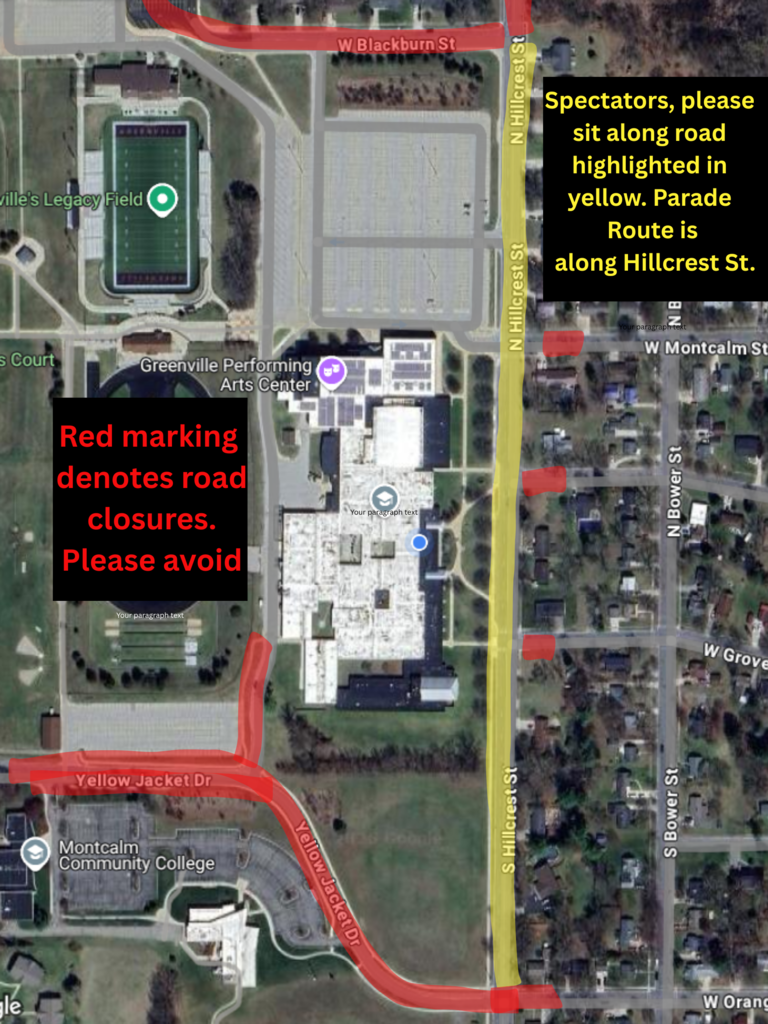 Homecoming Parade Route