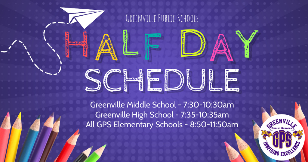 GPS Half Day Schedule