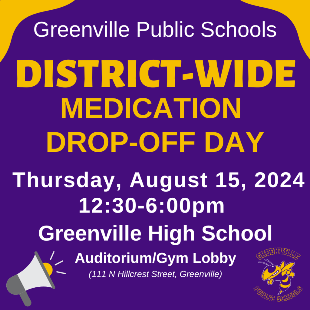 GPS District-Wide Medication Drop-Off - August 15, 2024