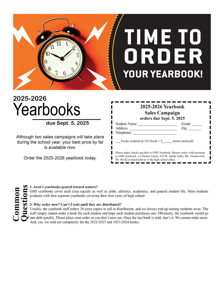 Yearbooks 2025-2026