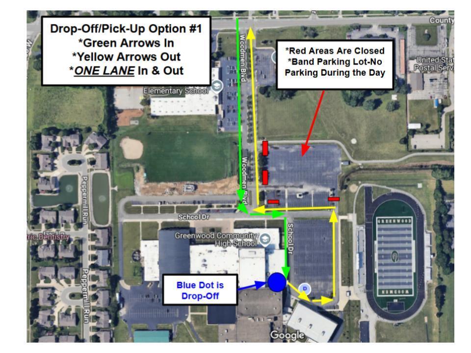 Drop-Off/Pick-Up Option 1