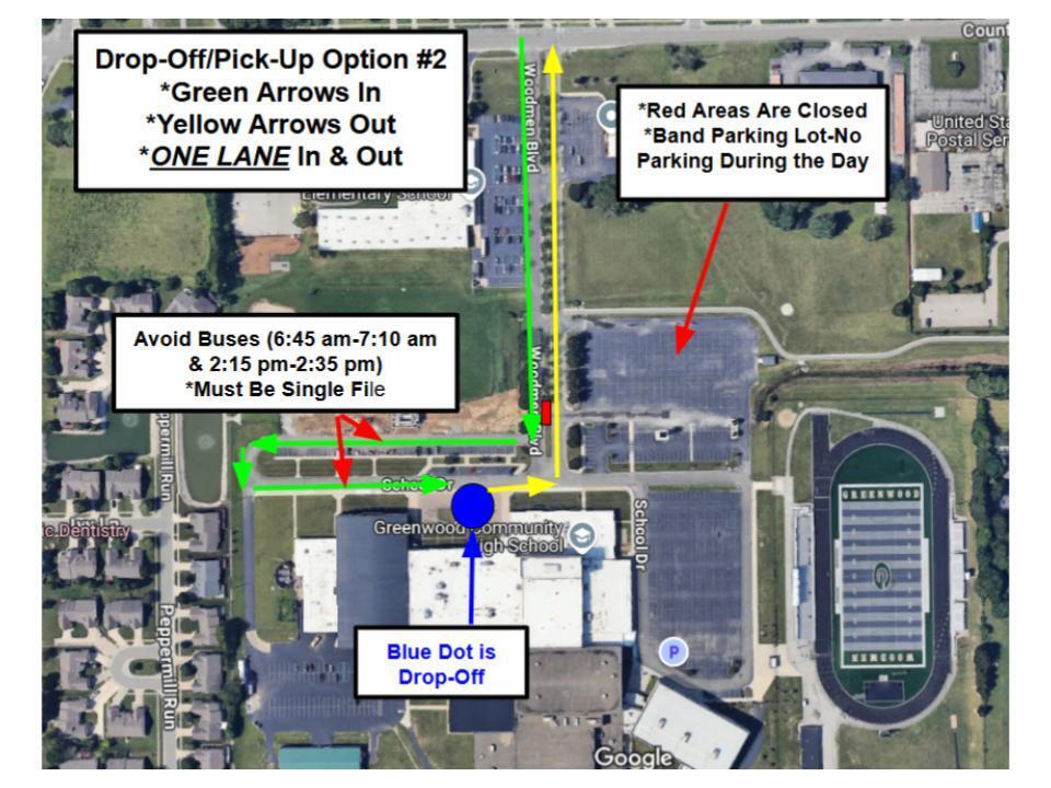Drop-Off/Pick-Up Option 2