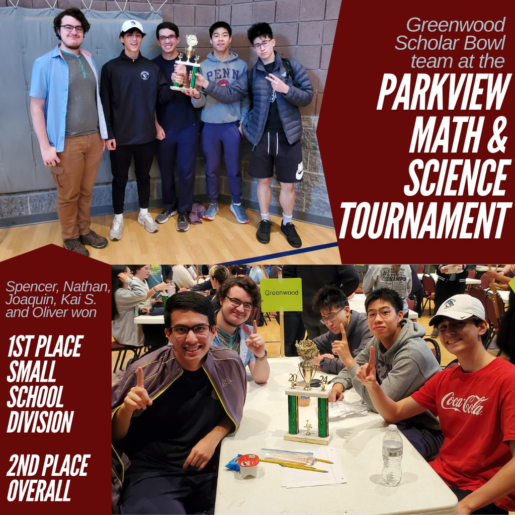 Scholar Bowl Parkview Math & Science Tournament