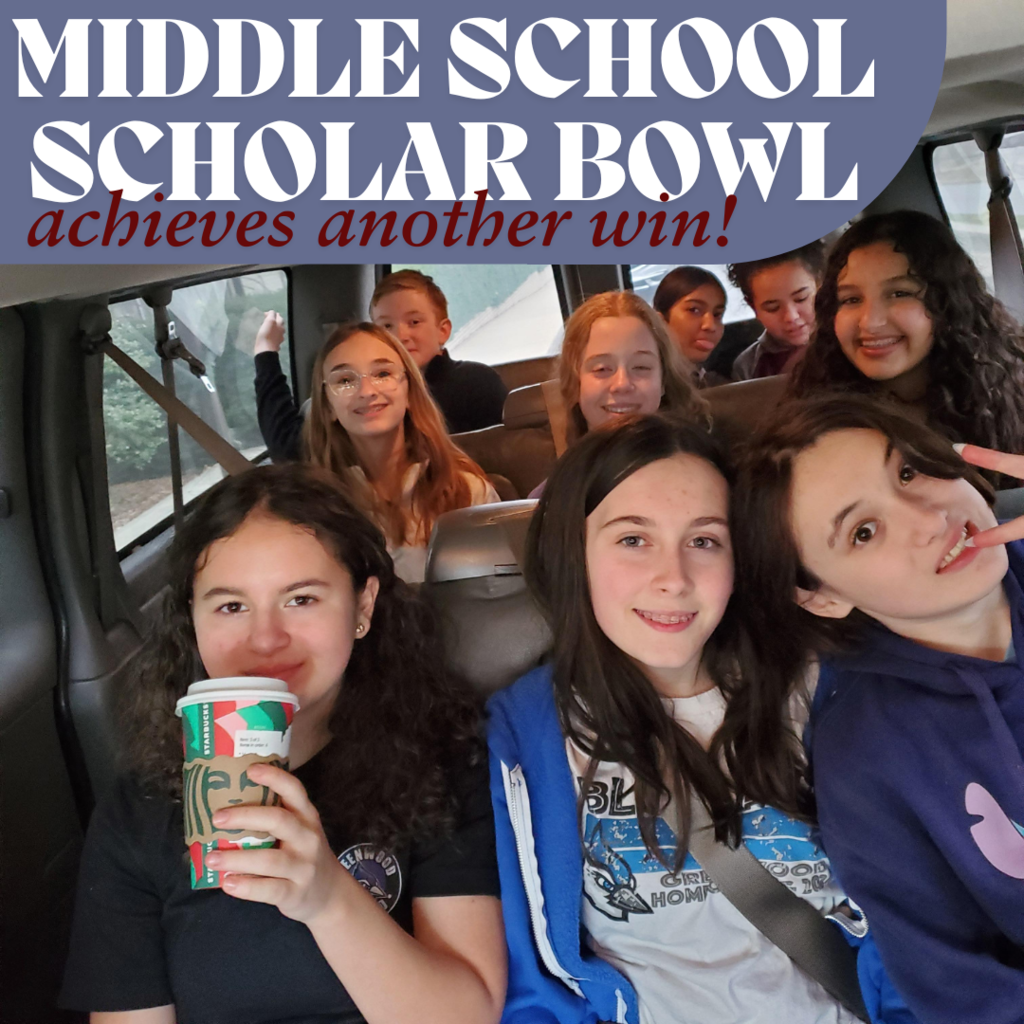 Middle School Scholar Bowl Seccond Match Won