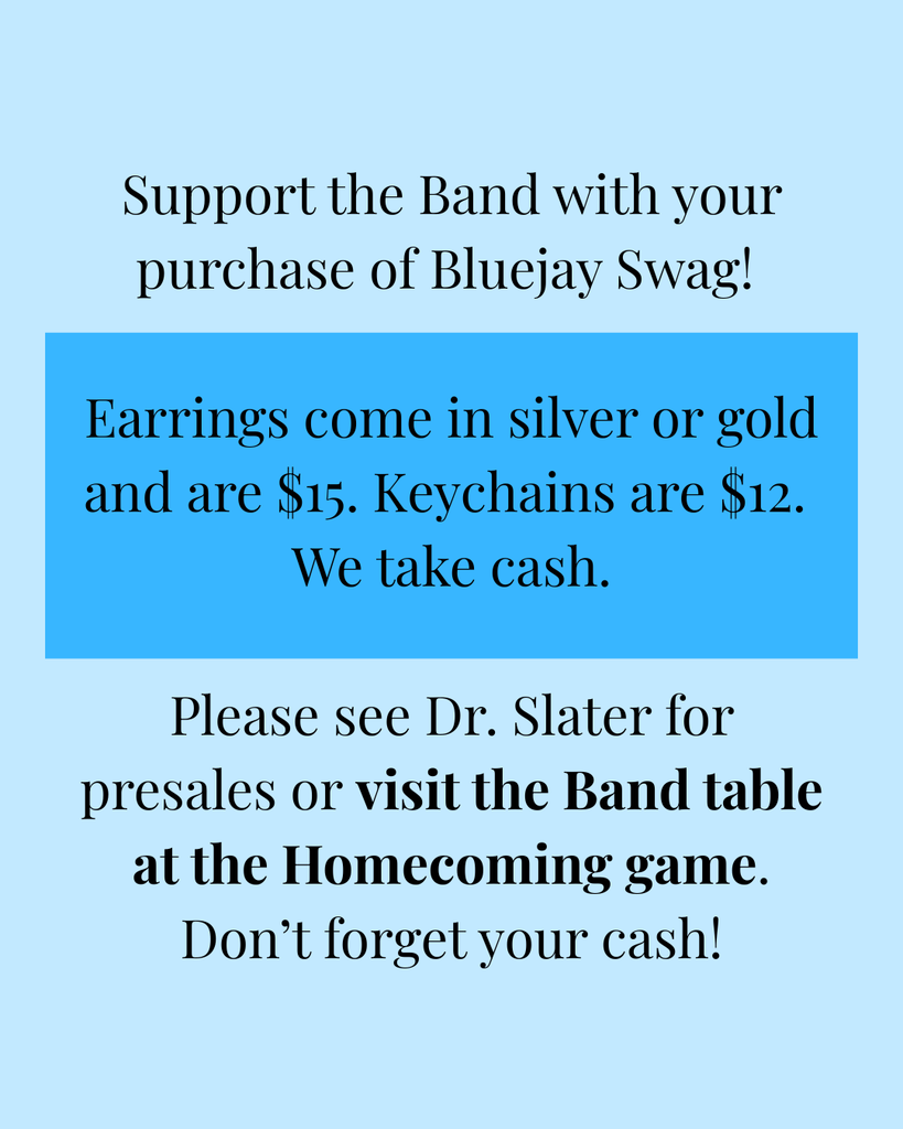 Support the band by purchasing bluejay swag!