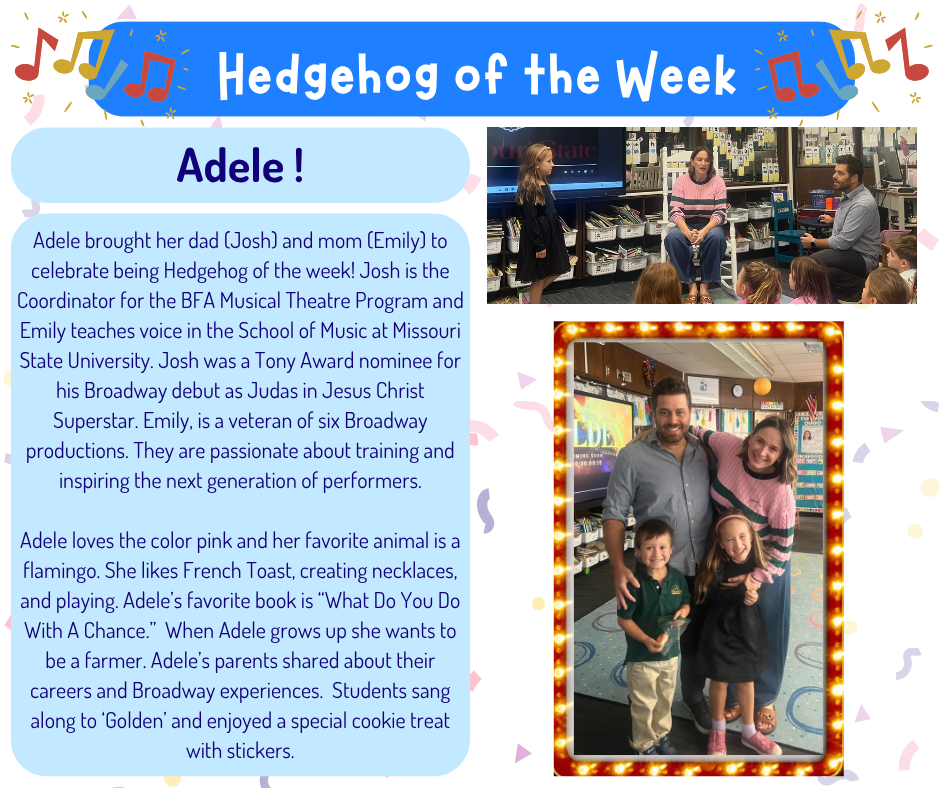 Hedgehog of the Week - Adele!