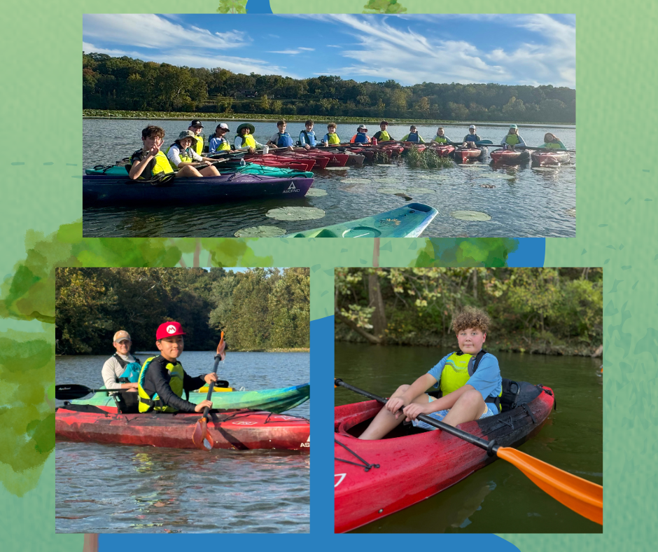 Outdoor Adventure Club had their first day of kayaking!