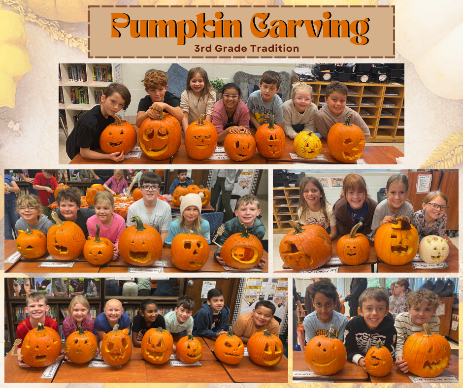 Pumpkin Carving 3rd grade Tradition