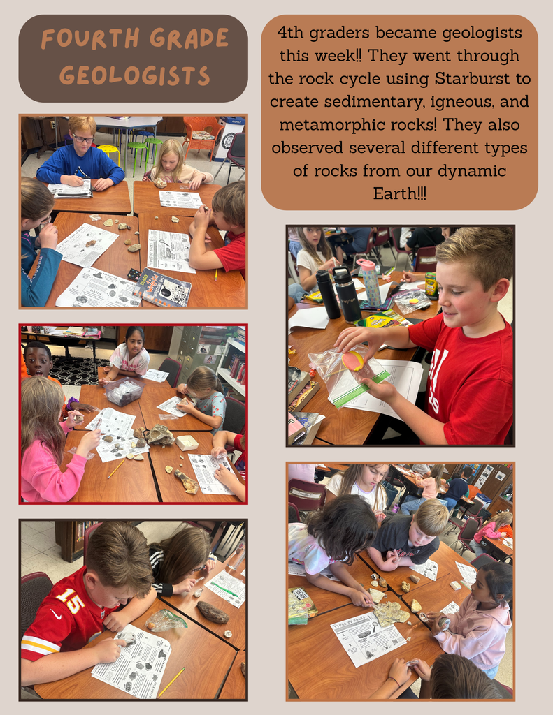Fourth Grade Geologists