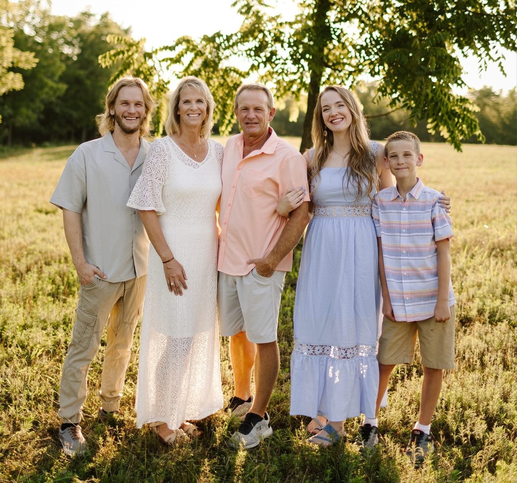 Mrs. Parrish and family