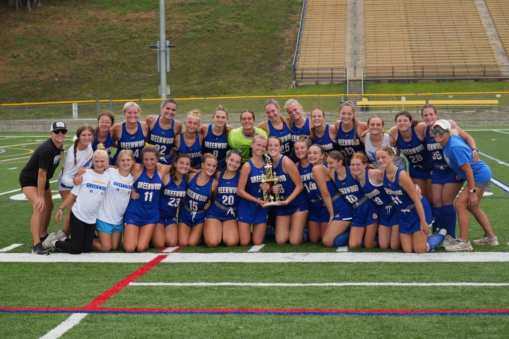Greenwood field hockey teams on the field