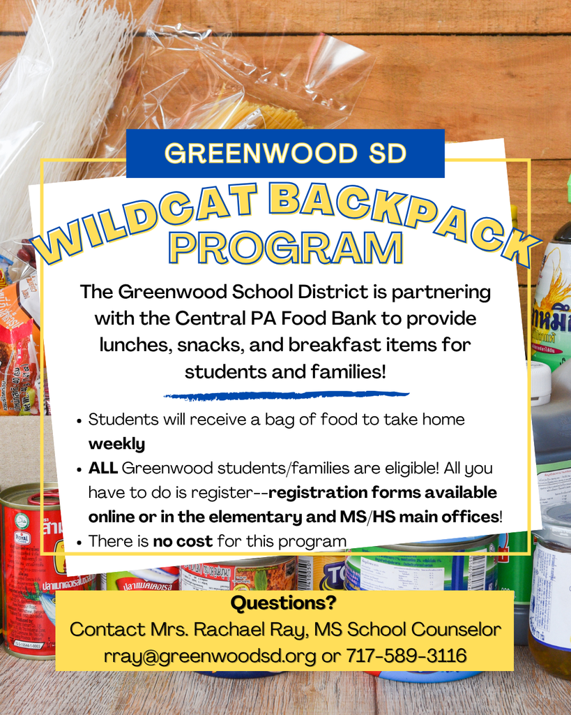 wildcat backpack program flyer
