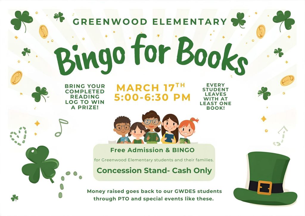 Bingo for Books Flyer