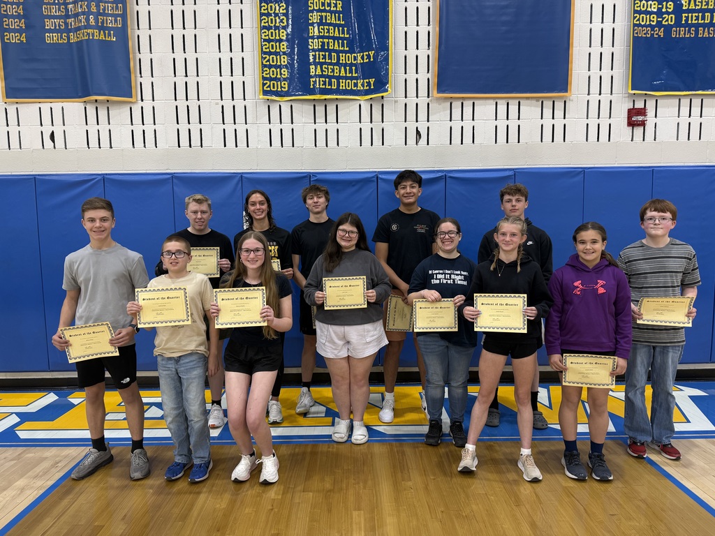 Greenwood MS HS 3rd MP Students of the Quarter