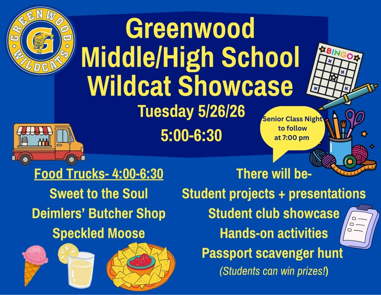 MS/HS showcase information