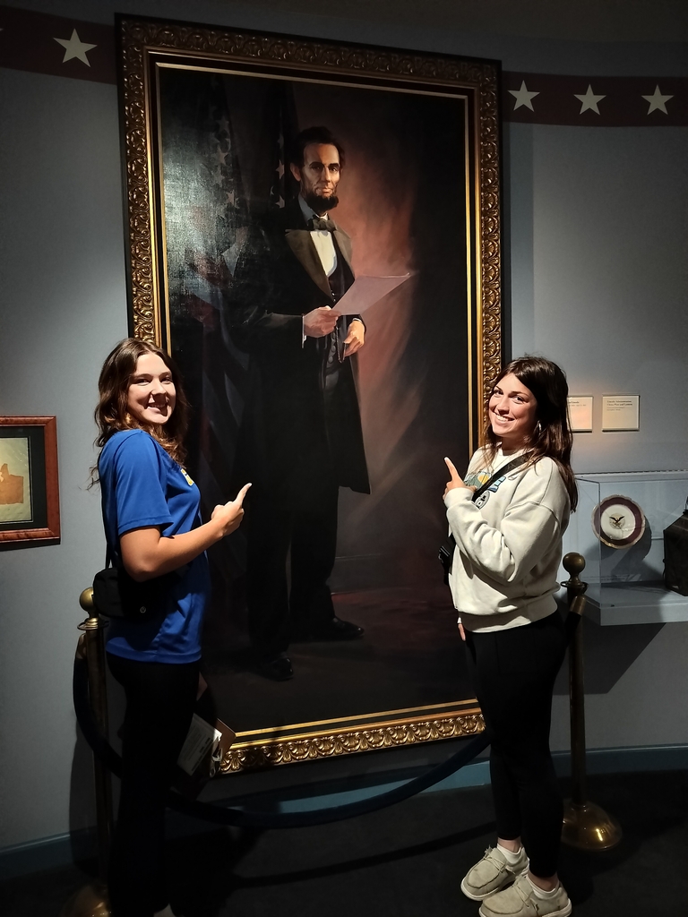 Picture with President Lincoln!